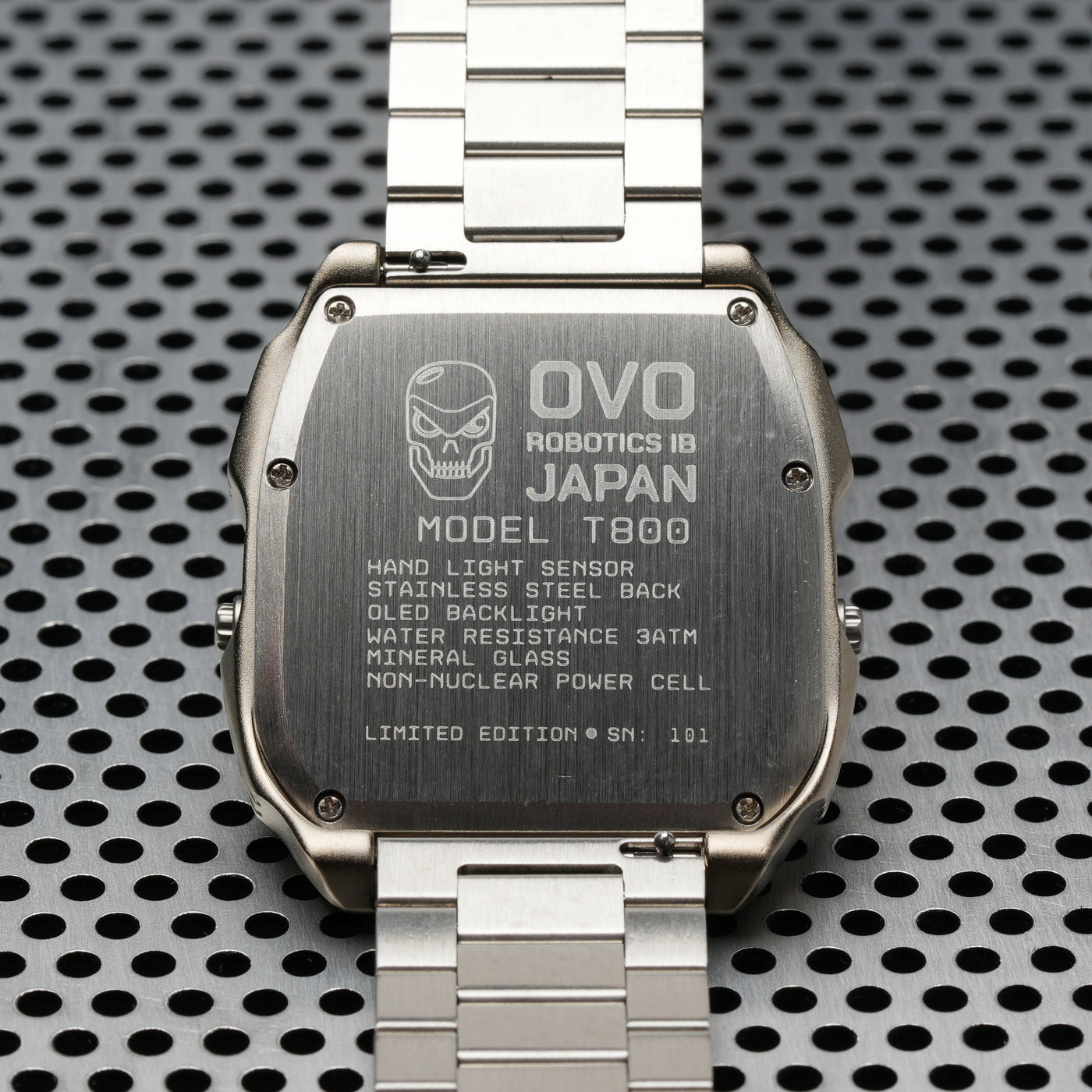 T-800 (Silver/Green) Fullmetal Shockproof OLED Limited Edition Watch