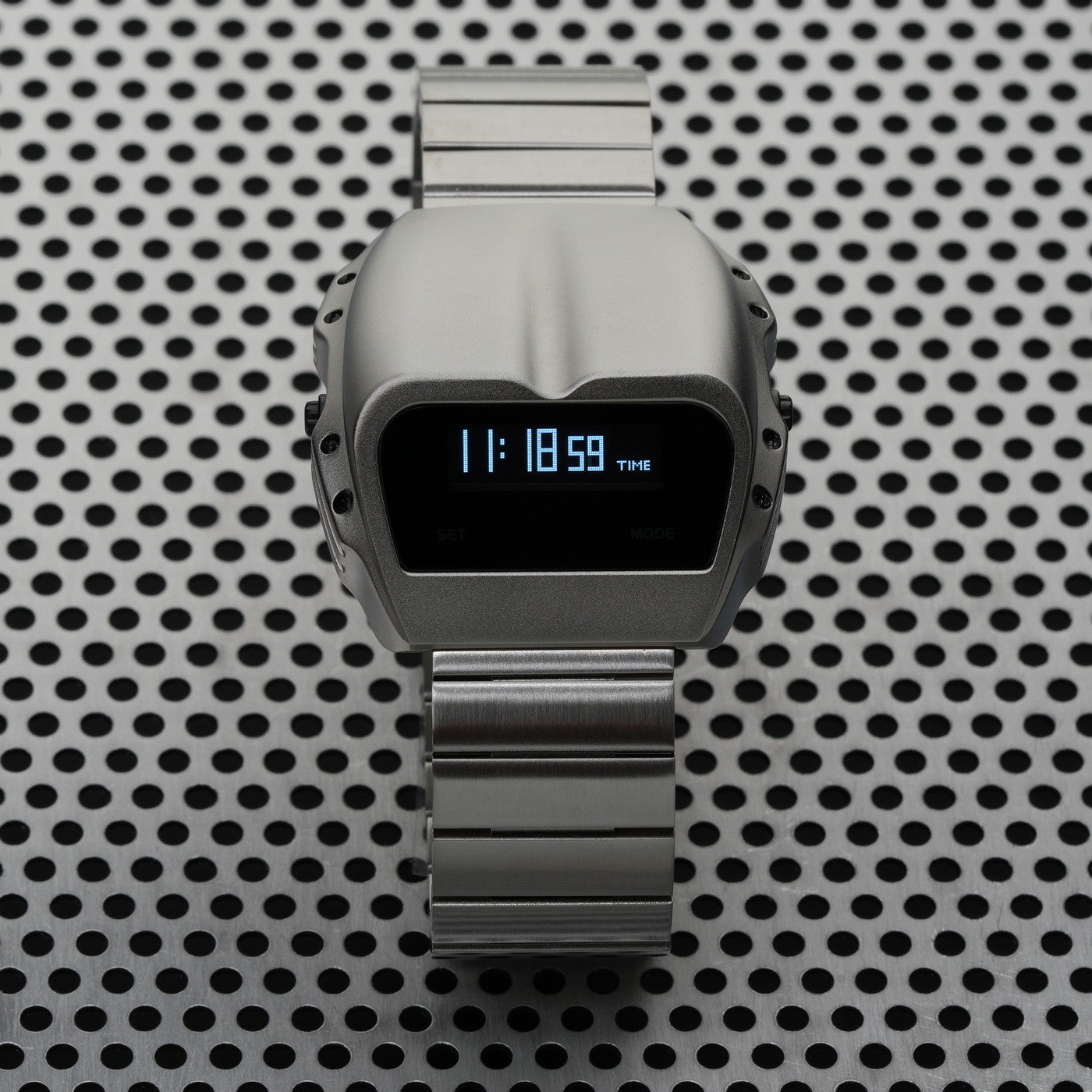 T-800 (Silver/White) Fullmetal Shockproof OLED Limited Edition Watch