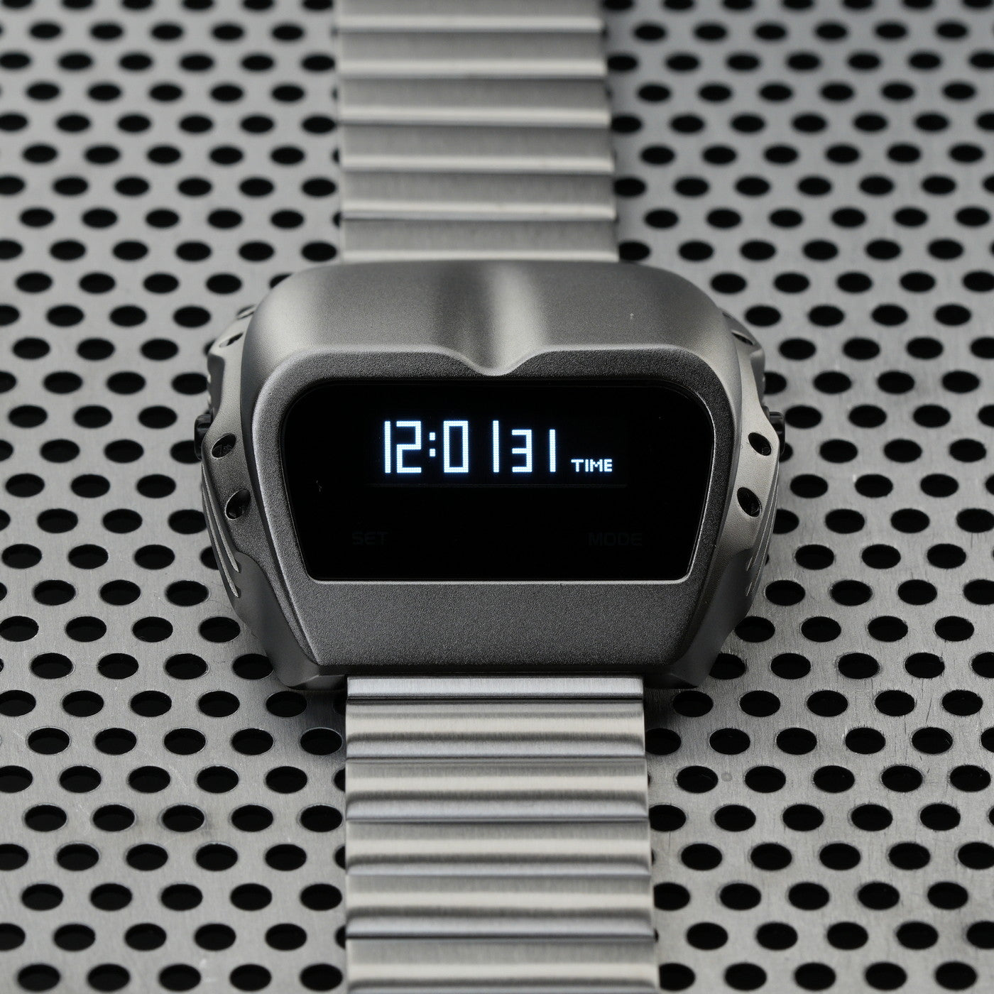 T-800 (Silver/White) Fullmetal Shockproof OLED Limited Edition Watch