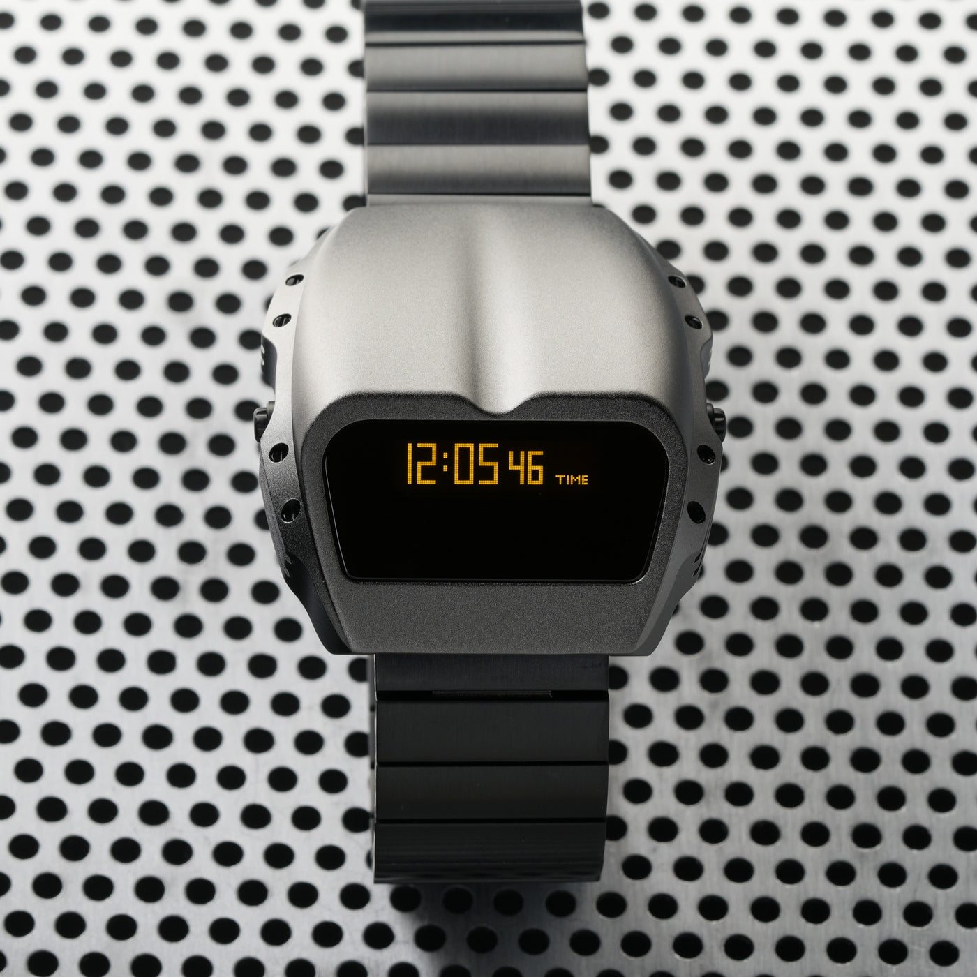 T-800 (Gray/Yellow, Black Bracelet) Fullmetal Shockproof OLED Limited Edition Watch