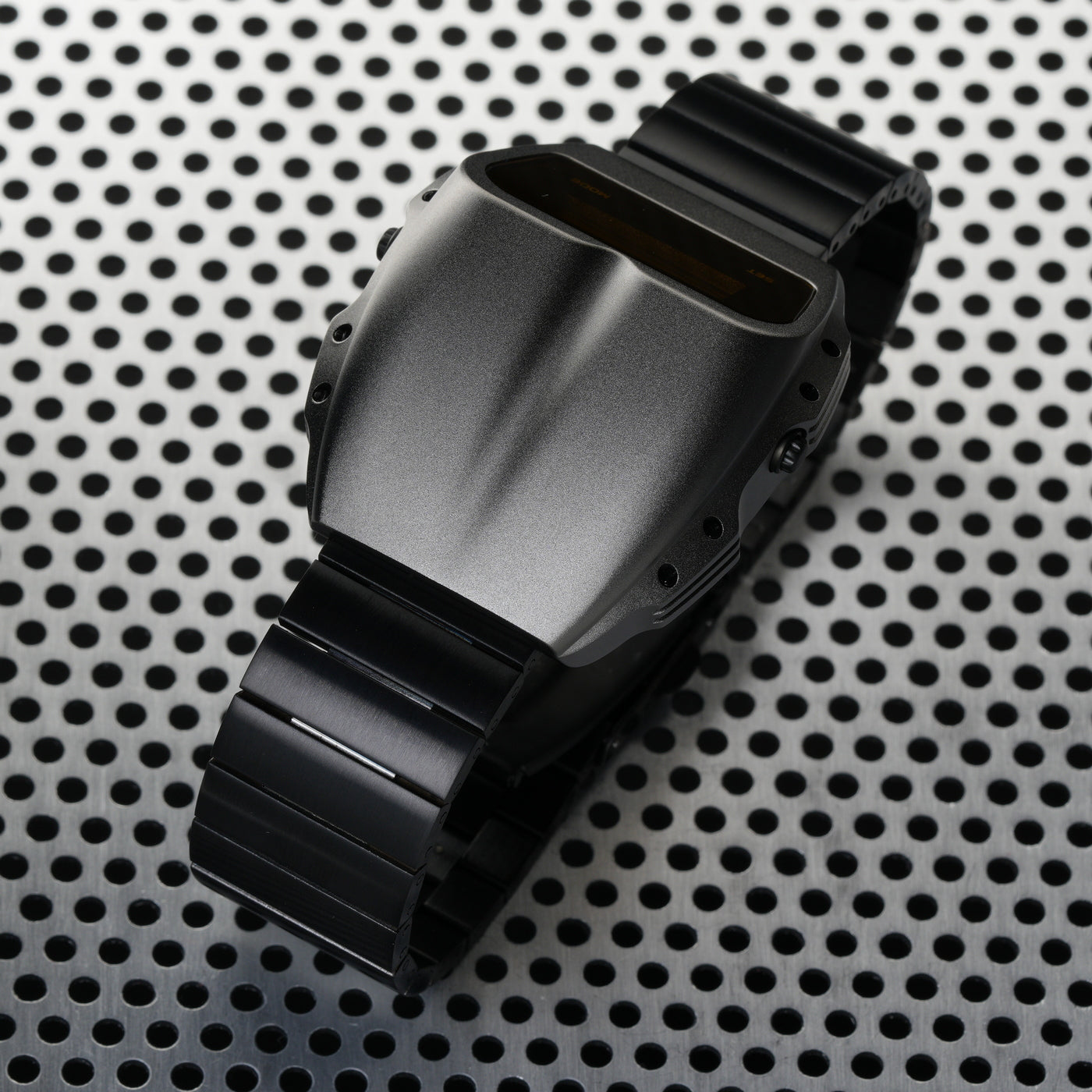T-800 (Gray/Yellow, Black Bracelet) Fullmetal Shockproof OLED Limited Edition Watch