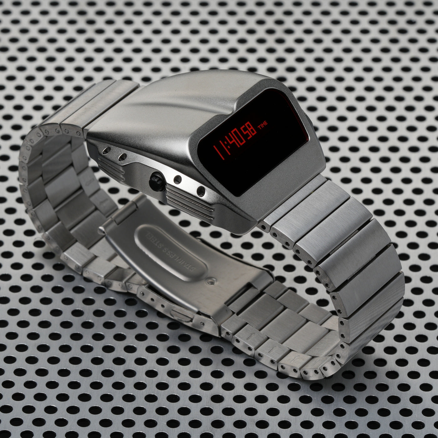 T-800 (Silver/Red) Fullmetal Shockproof OLED Limited Edition Watch