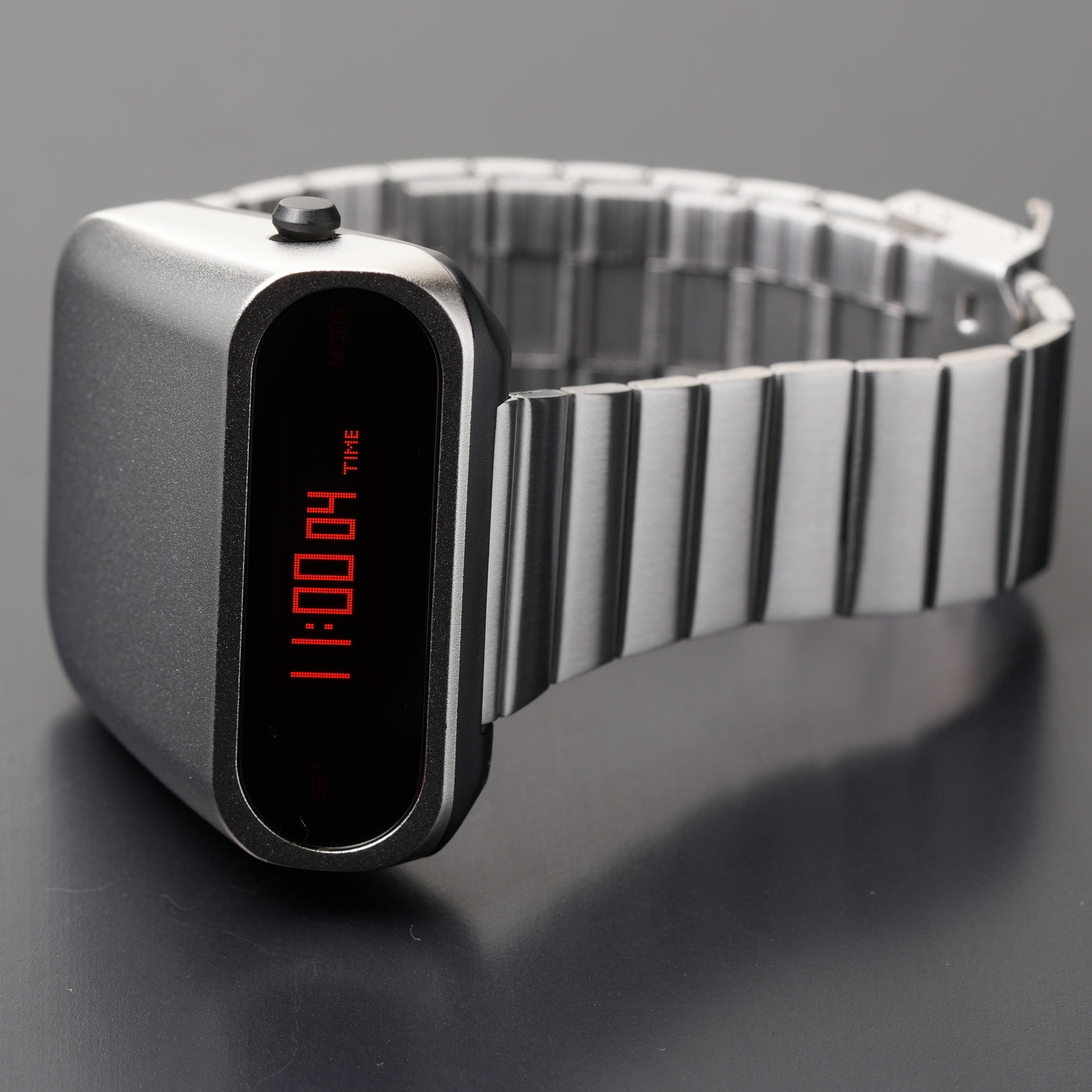 T-600 RPolice 2 (Silver/Red) Fullmetal Shockproof OLED Limited Edition Watch