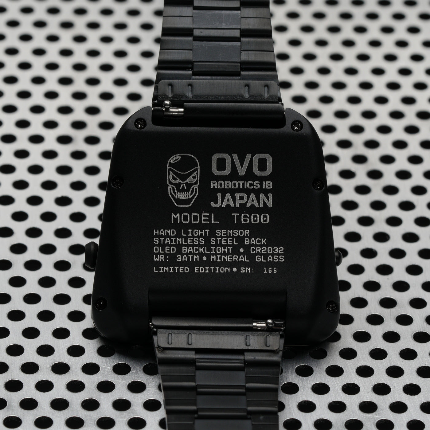 T-600 RPolice 2 (Black/Yellow) Fullmetal Shockproof OLED Limited Edition Watch