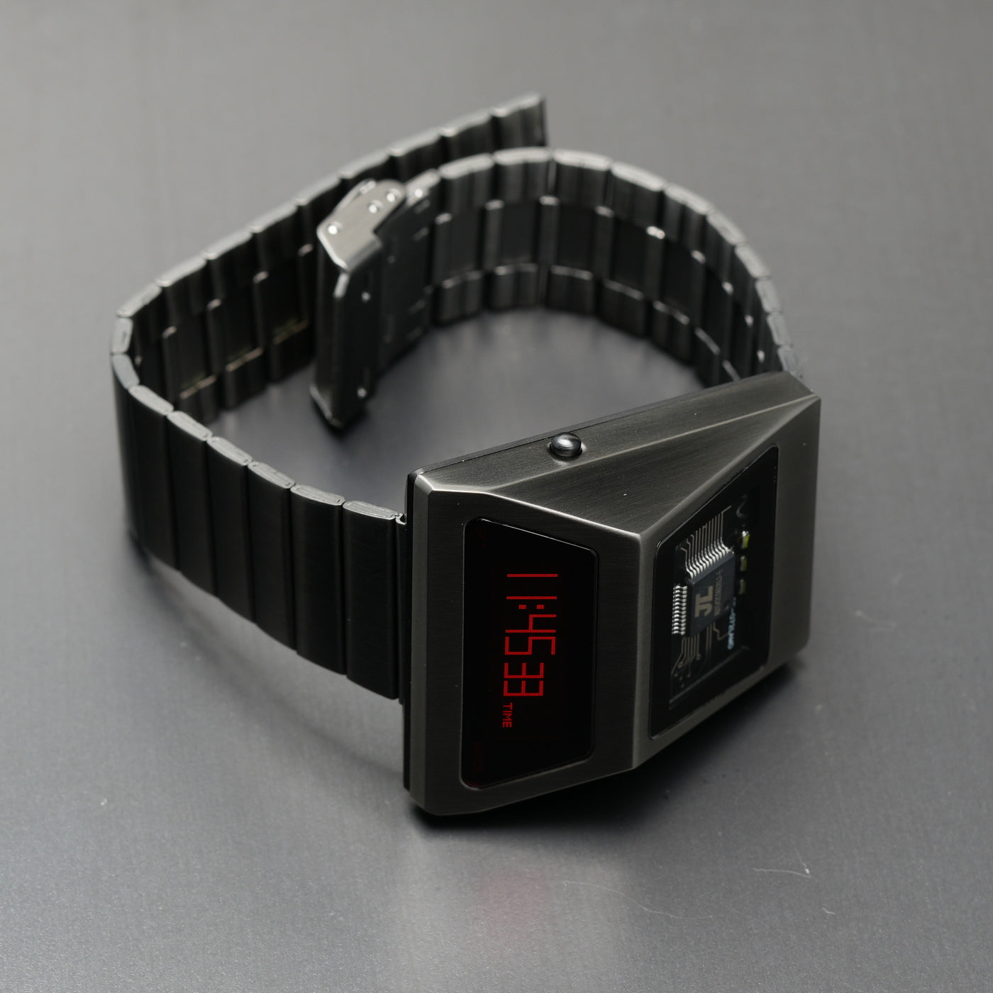 T-700 Blade (B-version, Dark Grey/Red) Fullmetal Shockproof OLED Limited Edition Watch