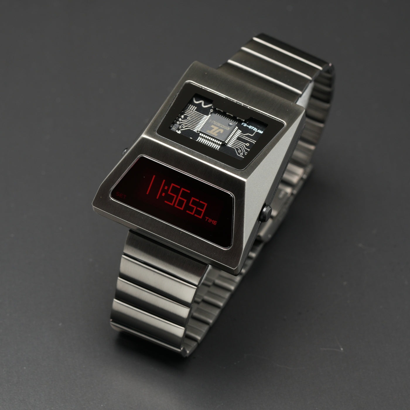 T-700 Blade (B-version, Dark Grey/Red) Fullmetal Shockproof OLED Limited Edition Watch