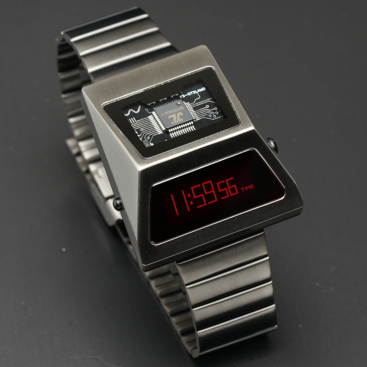 T-700 Blade (B-version, Dark Grey/Red) Fullmetal Shockproof OLED Limited Edition Watch