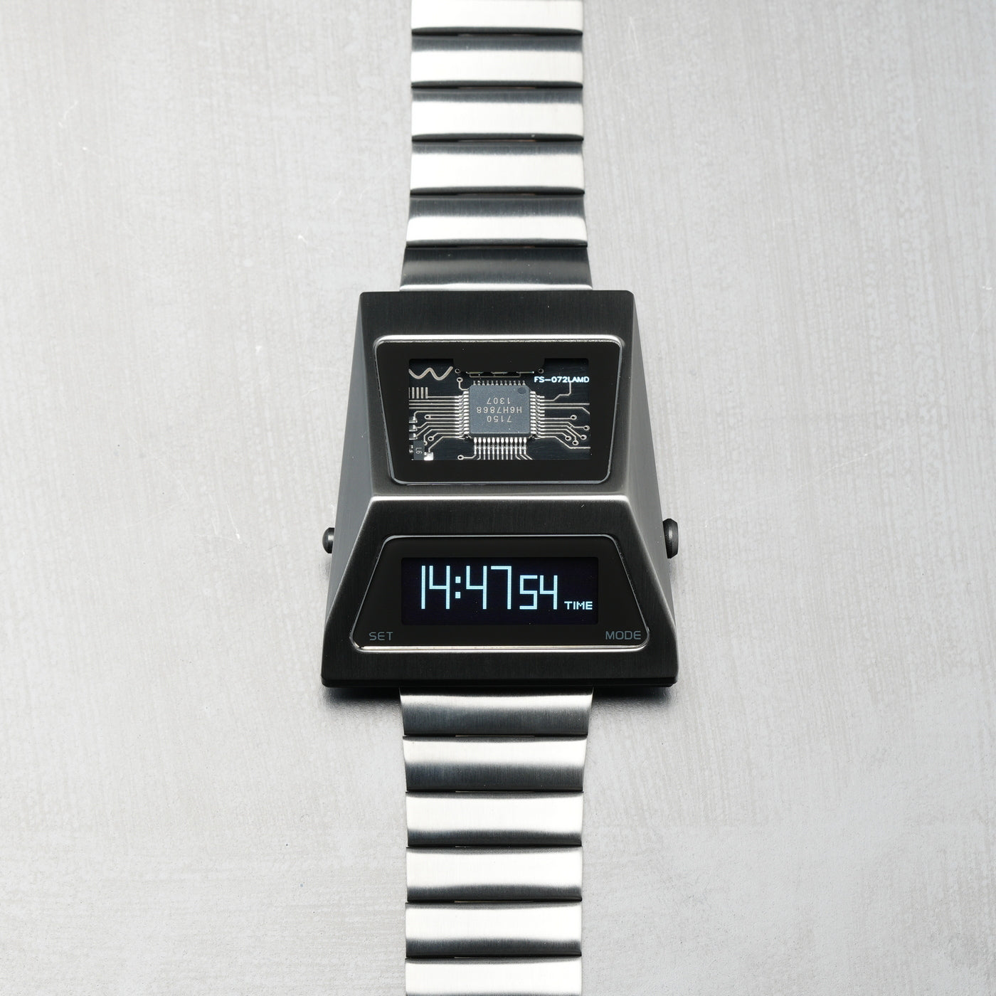 T-700 Blade (B-version, Dark Grey/White) Fullmetal Shockproof OLED Limited Edition Watch