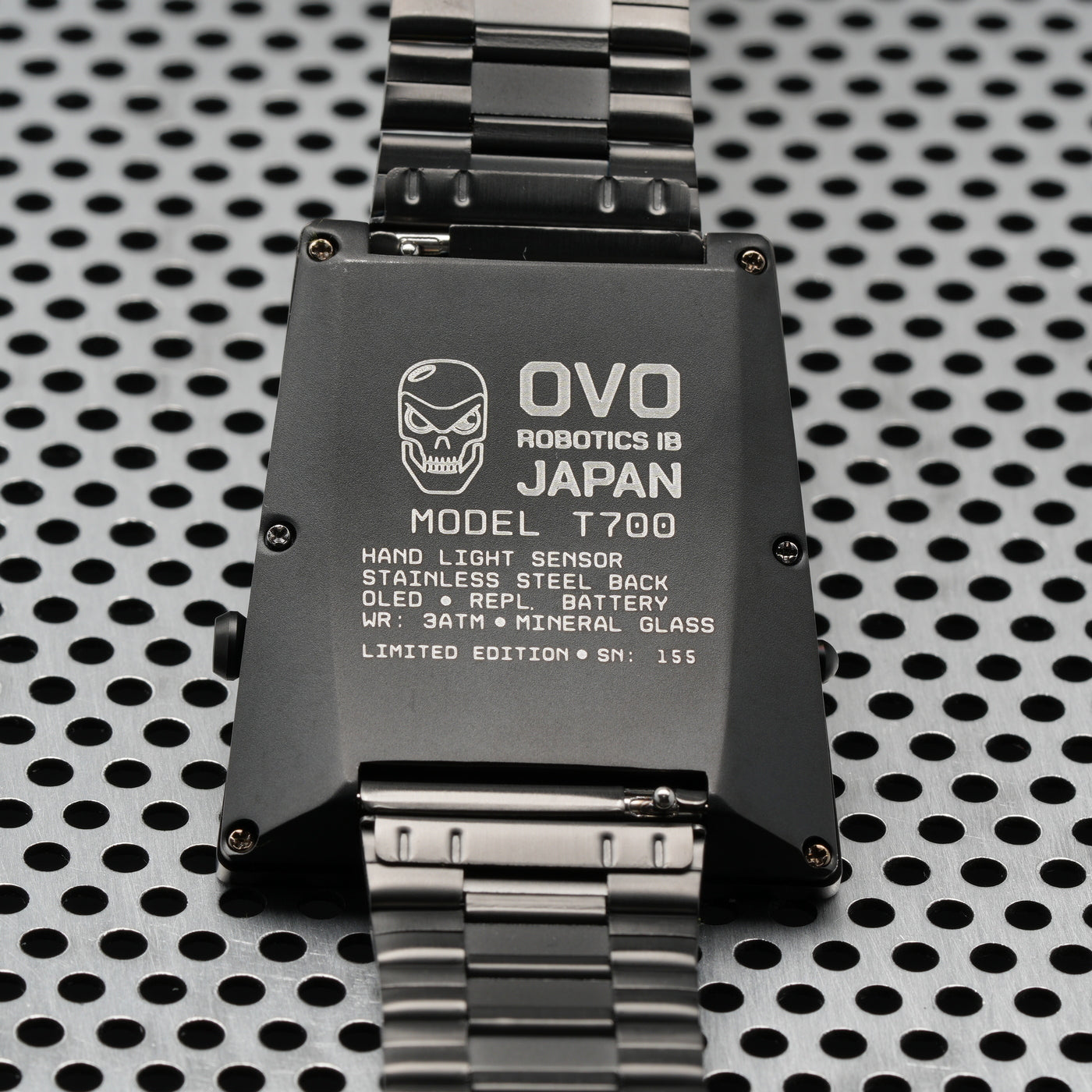 T-700 Blade (A-version, Dark Grey/White) Fullmetal Shockproof OLED Limited Edition Watch