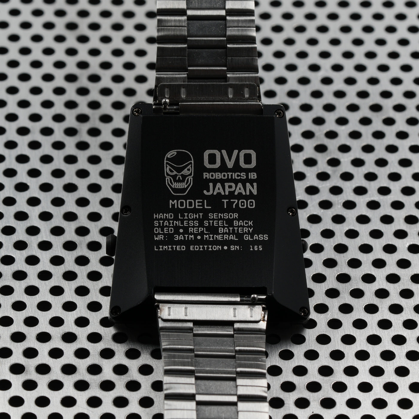 T-700 Blade (C-version, Silver/White) Fullmetal Shockproof OLED Limited Edition Watch