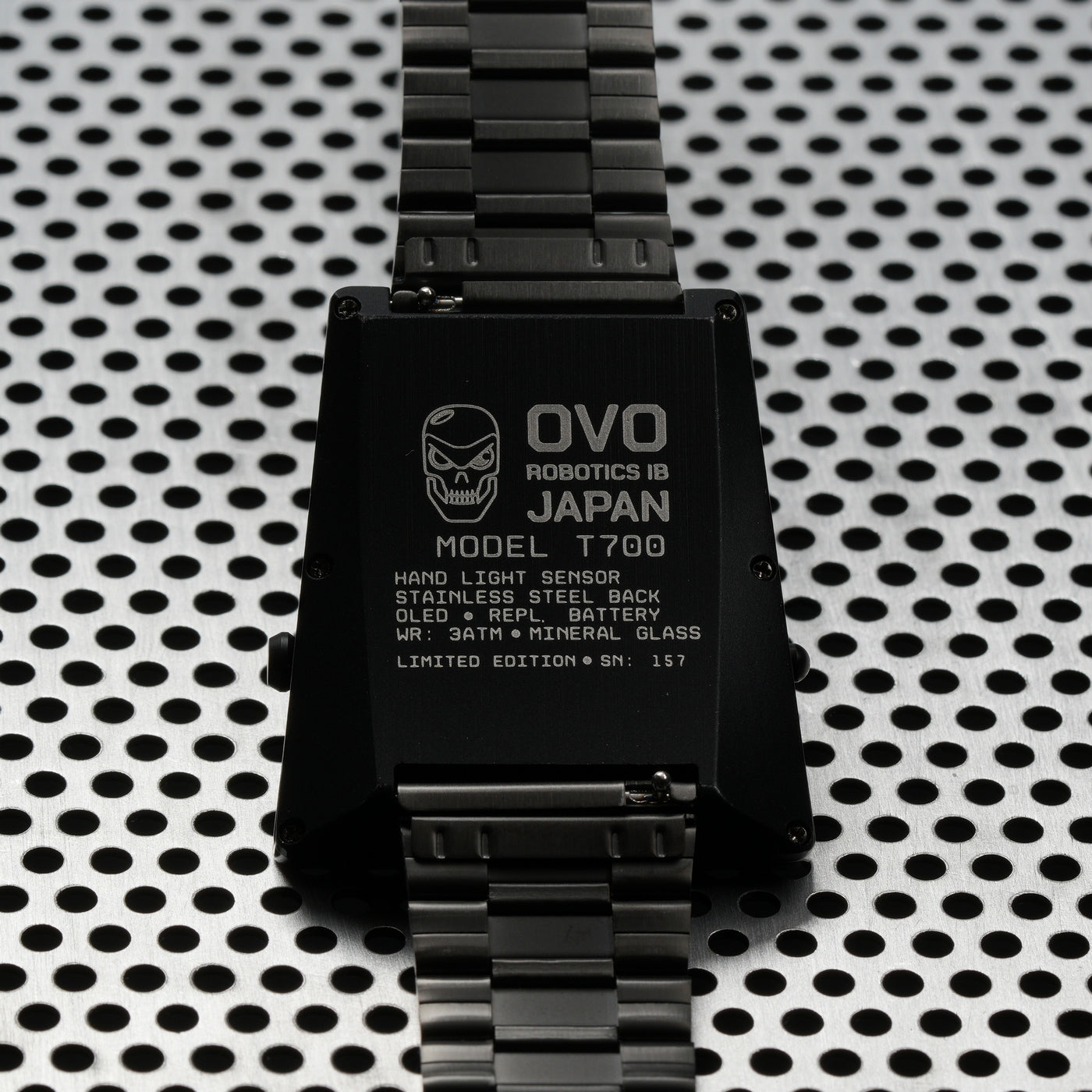 T-700 Blade (C-version, Dark Grey/Red) Fullmetal Shockproof OLED Limited Edition Watch