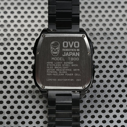 T-800 (Black/Red) Fullmetal Shockproof OLED Limited Edition Watch