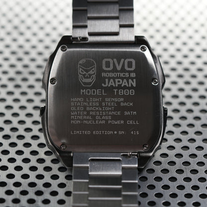 T-800 (Gray/Yellow) Fullmetal Shockproof OLED Limited Edition Watch