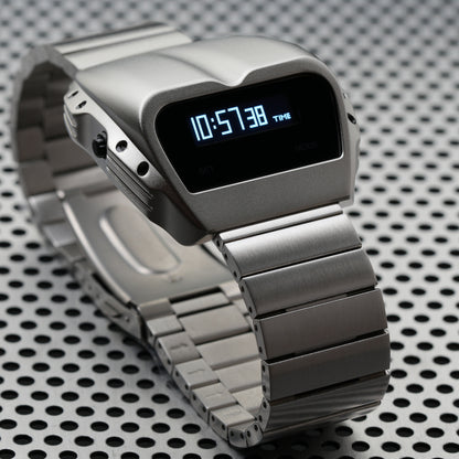 T-800 (Silver/White) Fullmetal Shockproof OLED Limited Edition Watch