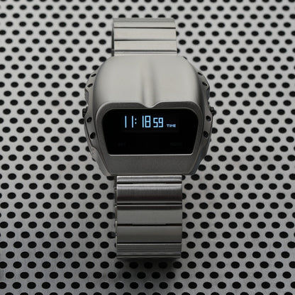 T-800 (Silver/White) Fullmetal Shockproof OLED Limited Edition Watch