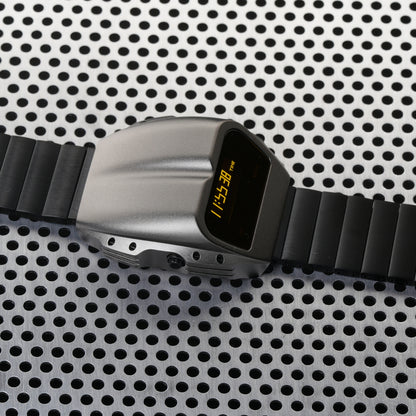 T-800 (Gray/Yellow, Black Bracelet) Fullmetal Shockproof OLED Limited Edition Watch