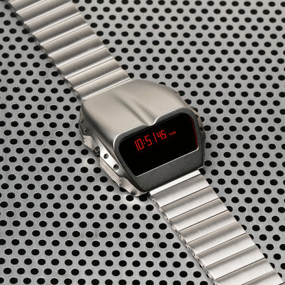 T-800 (Silver/Red) Fullmetal Shockproof OLED Limited Edition Watch