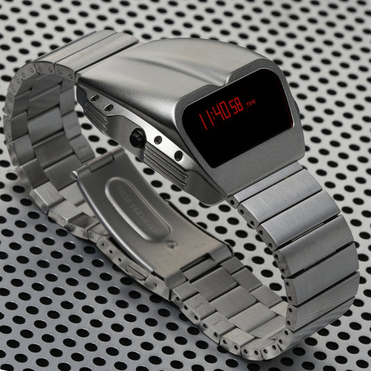 T-800 (Silver/Red) Fullmetal Shockproof OLED Limited Edition Watch