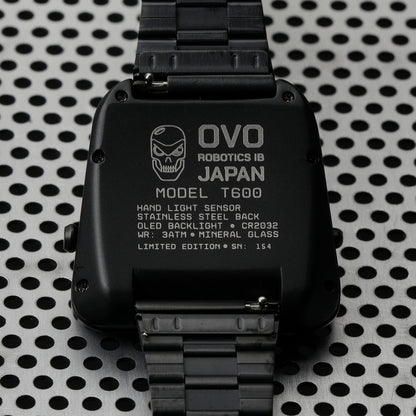 T-600 RPolice 2 (Black/Red) Fullmetal Shockproof OLED Limited Edition Watch