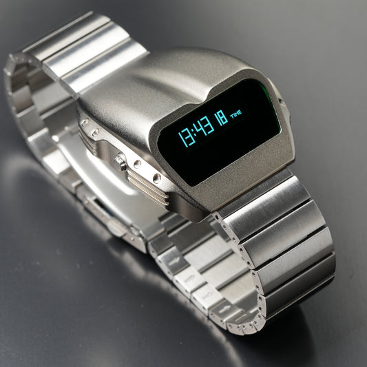 T-800 (Silver/Green) Fullmetal Shockproof OLED Limited Edition Watch