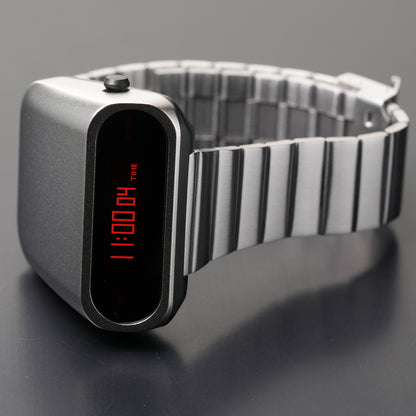 T-600 RPolice 2 (Silver/Red) Fullmetal Shockproof OLED Limited Edition Watch