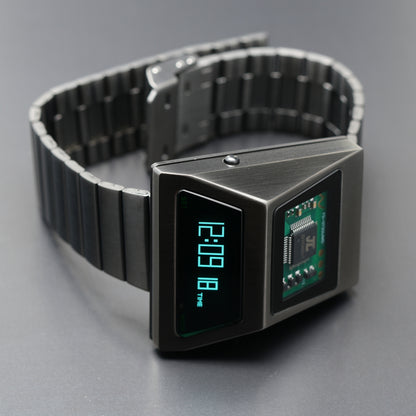 T-700 Blade (B-version, Dark Grey/Green) Fullmetal Shockproof OLED Limited Edition Watch