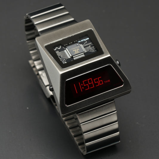 T-700 Blade (B-version, Dark Grey/Red) Fullmetal Shockproof OLED Limited Edition Watch
