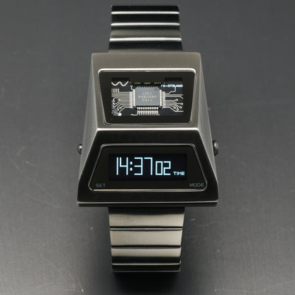 T-700 Blade (B-version, Dark Grey/White) Fullmetal Shockproof OLED Limited Edition Watch