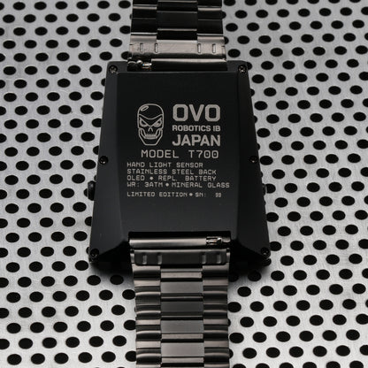 T-700 Blade (B-version, Dark Grey/White) Fullmetal Shockproof OLED Limited Edition Watch