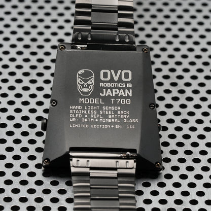 T-700 Blade (A-version, Dark Grey/White) Fullmetal Shockproof OLED Limited Edition Watch