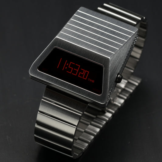 T-700 Blade (C-version, Silver/Red) Fullmetal Shockproof OLED Limited Edition Watch