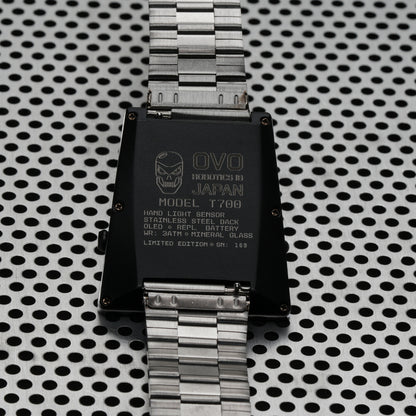 T-700 Blade (C-version, Silver/Red) Fullmetal Shockproof OLED Limited Edition Watch