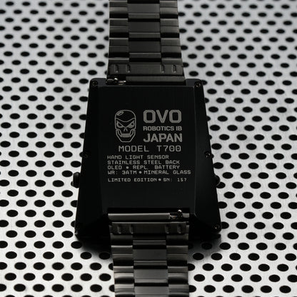 T-700 Blade (C-version, Dark Grey/Red) Fullmetal Shockproof OLED Limited Edition Watch