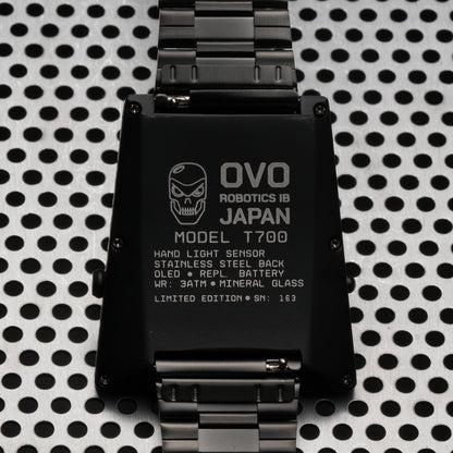 T-700 Blade (C-version, Dark Grey/White) Fullmetal Shockproof OLED Limited Edition Watch