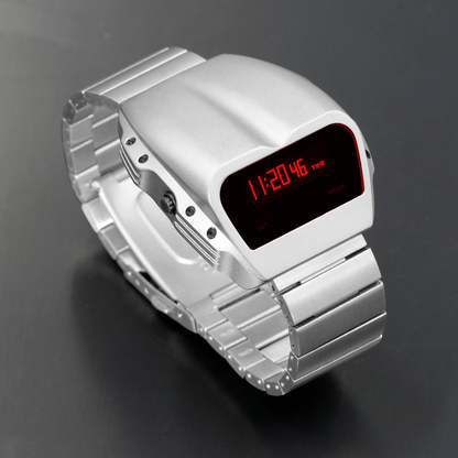T-800 (Silver/Red) Fullmetal Shockproof OLED Limited Edition Watch